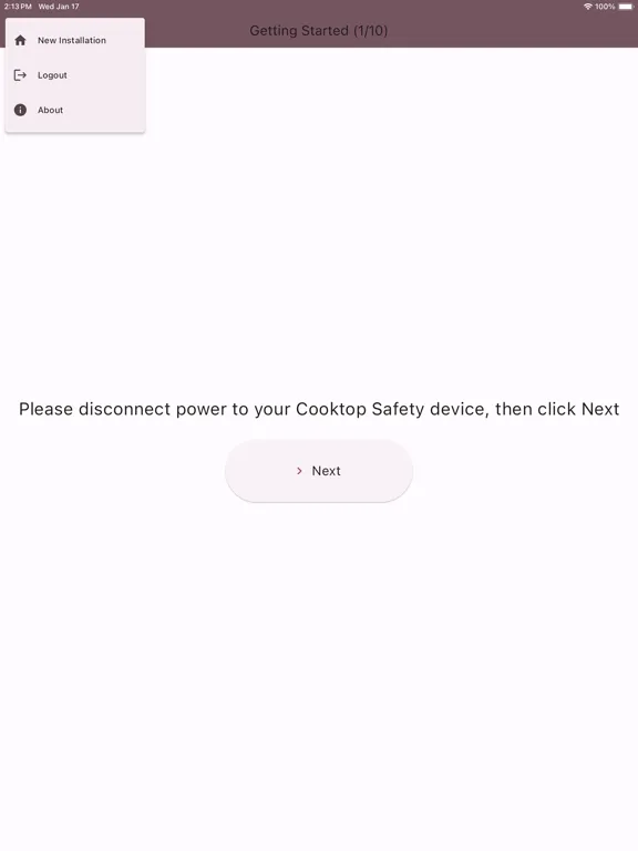 Cooktop Safety iPad  Screenshots